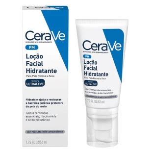 LOÇÃO HIDRATANTE FACIAL CERAVE 52ML - ULTRALEVE