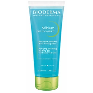 GEL DE LIMPEZA FACIAL BIODERMA 100ML - SÉBIUM MOUSSANT
