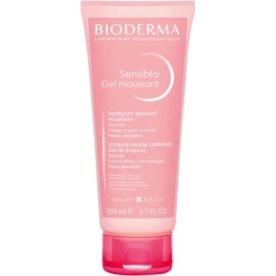 GEL DE LIMPEZA FACIAL BIODERMA 200ML - SENSIBIO MOUSSANT
