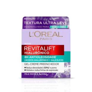 GEL CREME FACIAL LOREAL 49G - REVITALIFT HIALURÔNICO - ANTIOLEOSIDADE