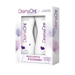 KIT SABONETE ÍNTIMO DERMAONE - 2X200ML