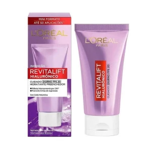 CREME FACIAL LOREAL 25G - REVITALIFT HIALURÔNICO - DIURNO FPS 20
