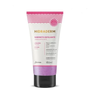 SABONETE LÍQUIDO ESFOLIANTE HIDRADERM 180ML - PITAYA