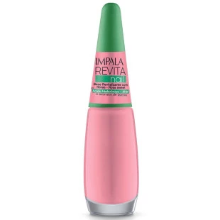 ESMALTE IMPALA REVITA NAIL - BASE REVITALIZANTE COM FIBRAS - ROSA SWEET