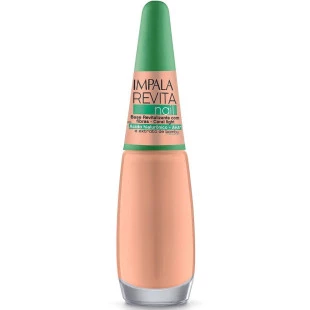 ESMALTE IMPALA REVITA NAIL - BASE REVITALIZANTE COM FIBRAS - CORAL LIGHT