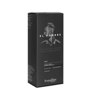 COLORAÇÃO ACQUAFLORA - EL HOMBRE - PRETO