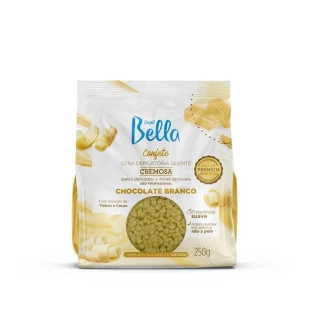 CERA DEPIL BELLA 250G - CONFETE - CHOCOLATE BRANCO