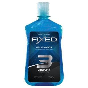 GEL FIXADOR FIXED 1KG - AQUA 3 - AZUL