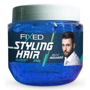 GEL MODELADOR FIXED 240G - AZUL