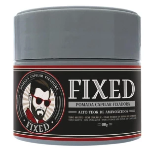 POMADA CAPILAR FIXED 60G - FIXADORA COM AMINOÁCIDO