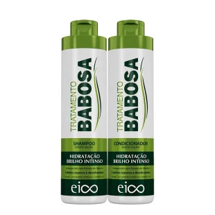 KIT EICO BABOSA EFEITO DE SALÃO 800ML - SHAMPOO + CONDICIONADOR
