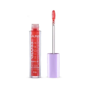 GLOSS LABIAL BAUNY - HIDRA LUMINOUS 3D - RUBY GLOW