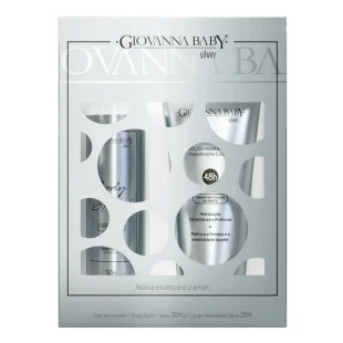 KIT GIOVANNA BABY SILVER - BODY SPLASH + LOÇÃO HIDRATANTE