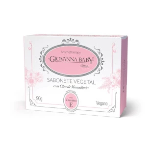 SABONETE EM BARRA VEGETAL GIOVANNA BABY 90G - CLASSIC