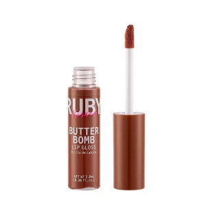 GLOSS LABIAL RUBY KISSES - BUTTER BOMB - WARM HUG