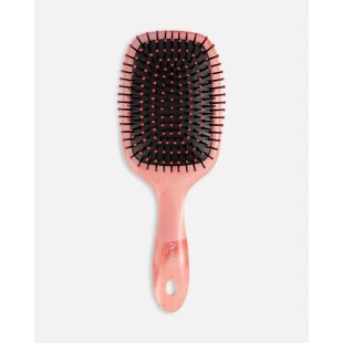 ESCOVA PARA CABELO PROART RAQUETE CERDAS MISTAS - MARBLE - ROSA