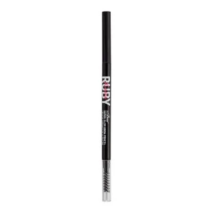 LÁPIS DE SOBRANCELHA RUBY KISSES - ULTRAFINO - BLACK BROWN