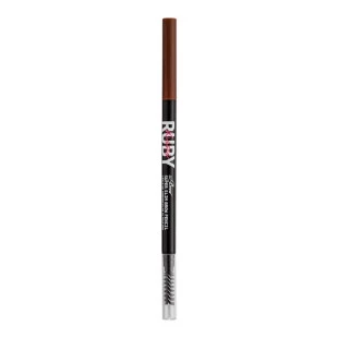LÁPIS DE SOBRANCELHA RUBY KISSES - ULTRAFINO - CHOCOLATE BROWN