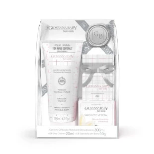 KIT GIOVANNA BABY BLANC VANILLA - LOÇÃO HIDRATANTE + COLÔNIA + SABONETE VEGETAL