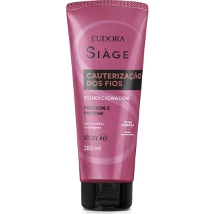 CONDICIONADOR EUDORA SIAGE 200ML - CAUTERIZAÇÃO DOS FIOS