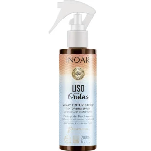 LEAVE IN INOAR 200ML SPRAY TEXTUARIZADOR - LISO COM ONDAS