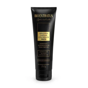 MÁSCARA CAPILAR BIO EXTRATUS 250G - COLORANTE PRETA