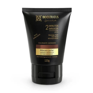 MÁSCARA CAPILAR BIO EXTRATUS 120G - COLORANTE CASTANHA