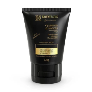 MÁSCARA CAPILAR BIO EXTRATUS 120G - COLORANTE PRETA