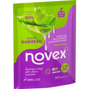 MÁSCARA CAPILAR NOVEX 300G REFIL - SUPER BABOSÃO