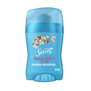 DESODORANTE EM BARRA SECRET 45G - POWDER PROTECT - COTTON