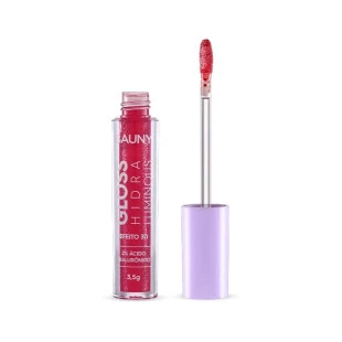 GLOSS LABIAL BAUNY - HIDRA LUMINOUS 3D - BLOSSOM GLOW