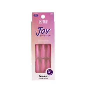 UNHA POSTIÇA KISS - JOY COLLECTION - SWEET PINK