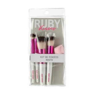 KIT DE PINCÉIS RUBY KISSES - ROSTO