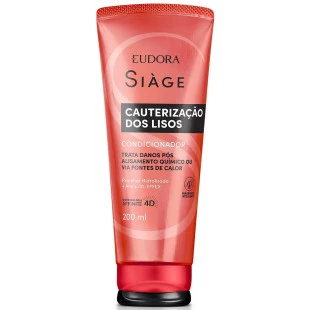 CONDICIONADOR EUDORA SIAGE 200ML - CAUTERIZAÇÃO DOS LISOS