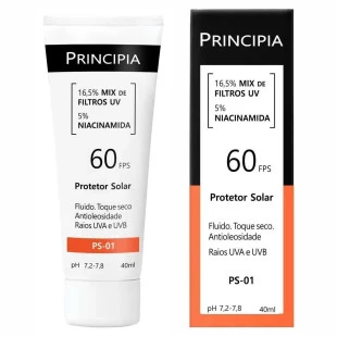 PROTETOR SOLAR FACIAL PRINCIPIA 40ML - FPS 60 - PS-01