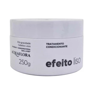 MÁSCARA CAPILAR ACQUAFLORA 250G - EFEITO LISO