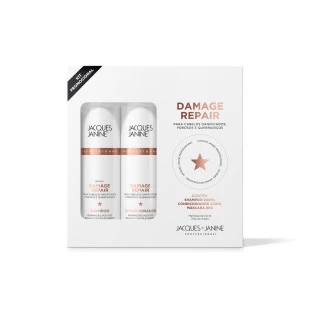 KIT JACQUES JANINE - DAMAGE REPAIR - SHAMPOO + CONDICIONADOR + MÁSCARA