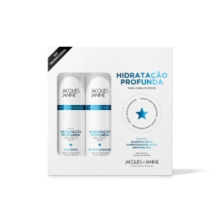 KIT JACQUES JANINE - HIDRATAÇÃO PROFUNDA - SHAMPOO + CONDICIONADOR + MÁSCARA