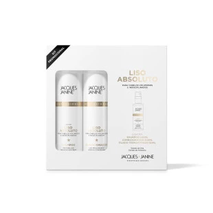 KIT JACQUES JANINE - LISO ABSOLUTO - SHAMPOO + CONDICIONADOR + FLUÍDO