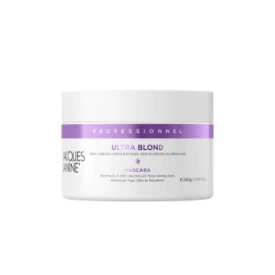 MÁSCARA CAPILAR JACQUES JANINE 240G MATIZADOR - ULTRA BLOND