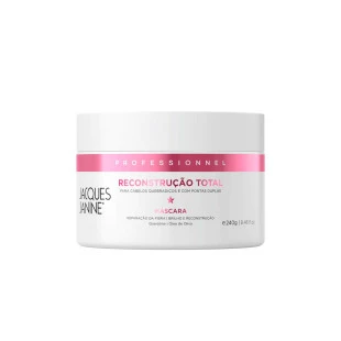 MÁSCARA CAPILAR JACQUES JANINE 240G - RECONSTRUÇÃO TOTAL
