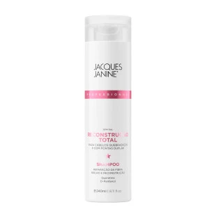 SHAMPOO JACQUES JANINE 240ML - RECONSTRUÇÃO TOTAL