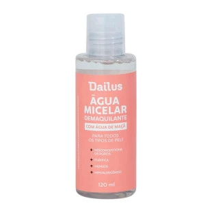 ÁGUA MICELAR DAILUS 120ML - DEMAQUILANTE