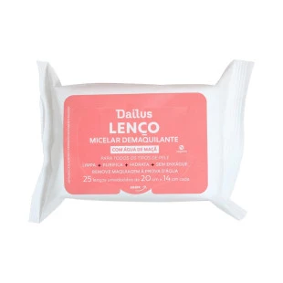 LENÇO MICELAR DAILUS 25 UNIDADES - DEMAQUILANTE