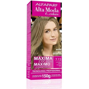 COLORAÇÃO ALTA MODA - È COLORE KIT - 7.13 - LOURO BEGE MÉDIO