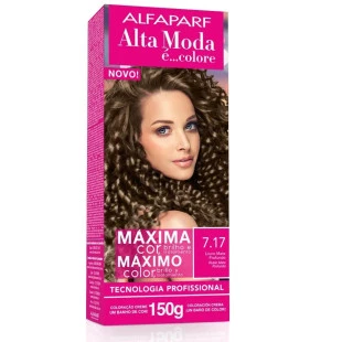 COLORAÇÃO ALTA MODA - È COLORE KIT - 7.17 - LOURO MATE PROFUNDO