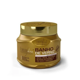 MÁSCARA CAPILAR FOREVER LISS 250G - BANHO DE VERNIZ