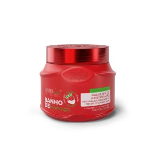 MÁSCARA CAPILAR FOREVER LISS 250G - BANHO DE MORANGO