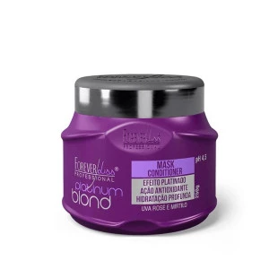 MÁSCARA CAPILAR FOREVER LISS 250G MATIZADORA - PLATINUM BLOND