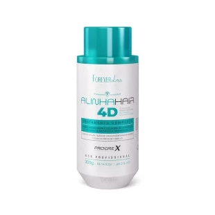 REALINHAMENTO CAPILAR FOREVER LISS 300ML - ALINHA HAIR 4D